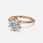 Round Cut Solitaire Engagement Ring