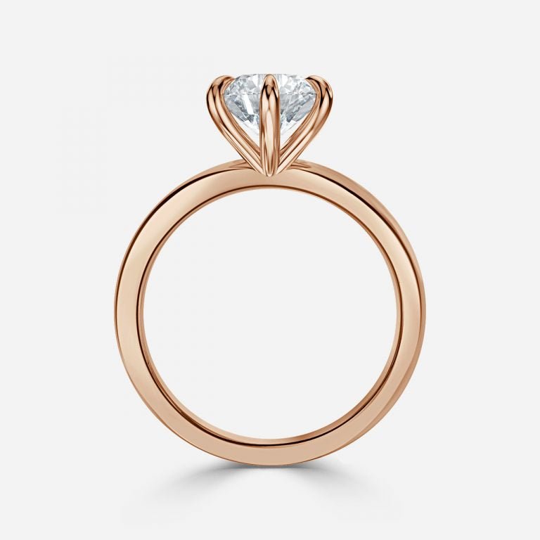Round Cut Solitaire Engagement Ring