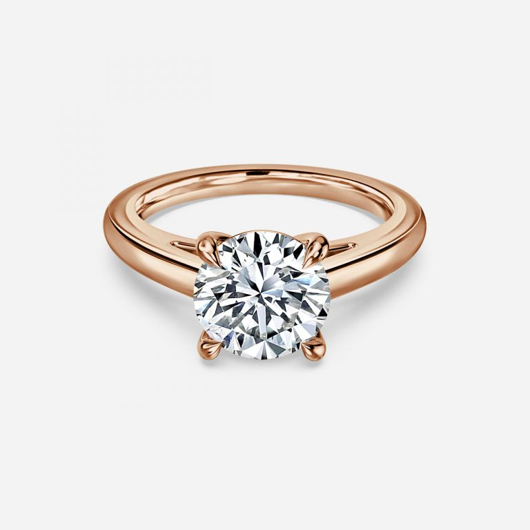 Round Solitaire Engagement Ring