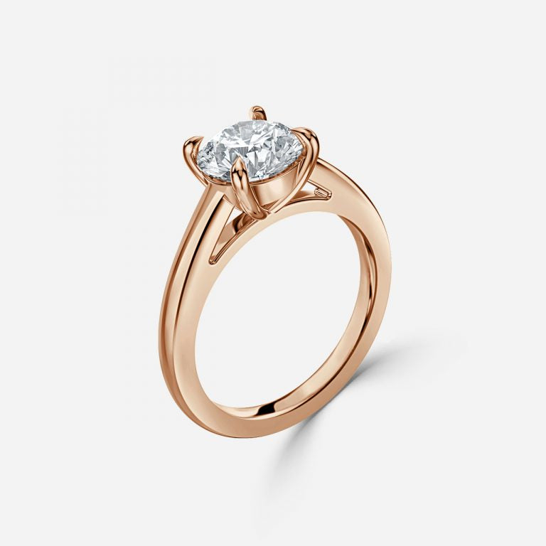 Round Solitaire Engagement Ring