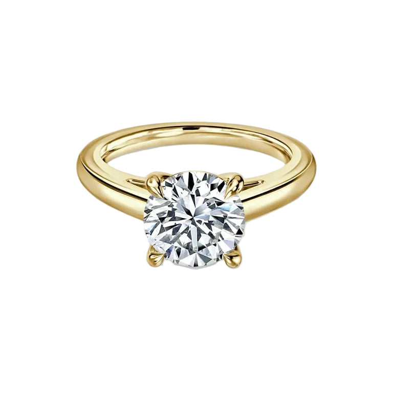 Round Solitaire Engagement Ring