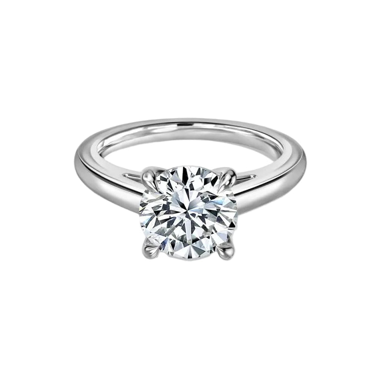 Round Solitaire Engagement Ring