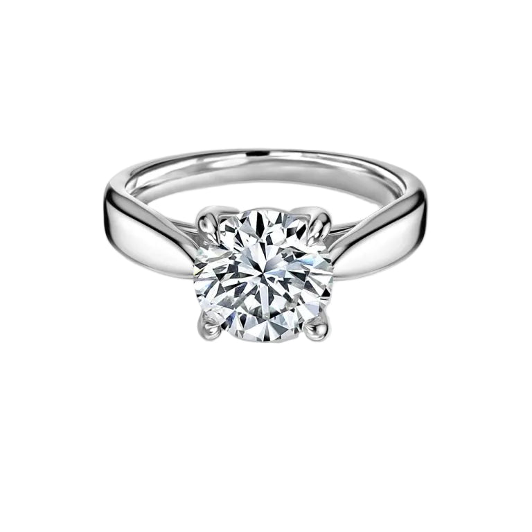 Round Solitaire Engagement Ring