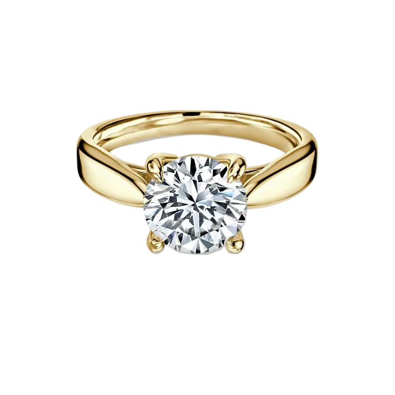 Round Solitaire Engagement Ring