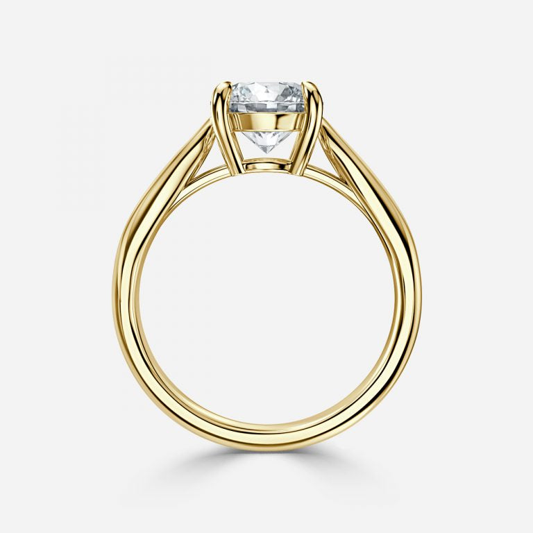 Round Solitaire Engagement Ring