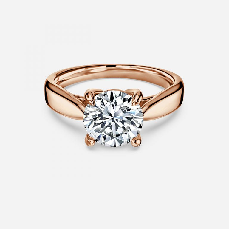 Round Solitaire Engagement Ring