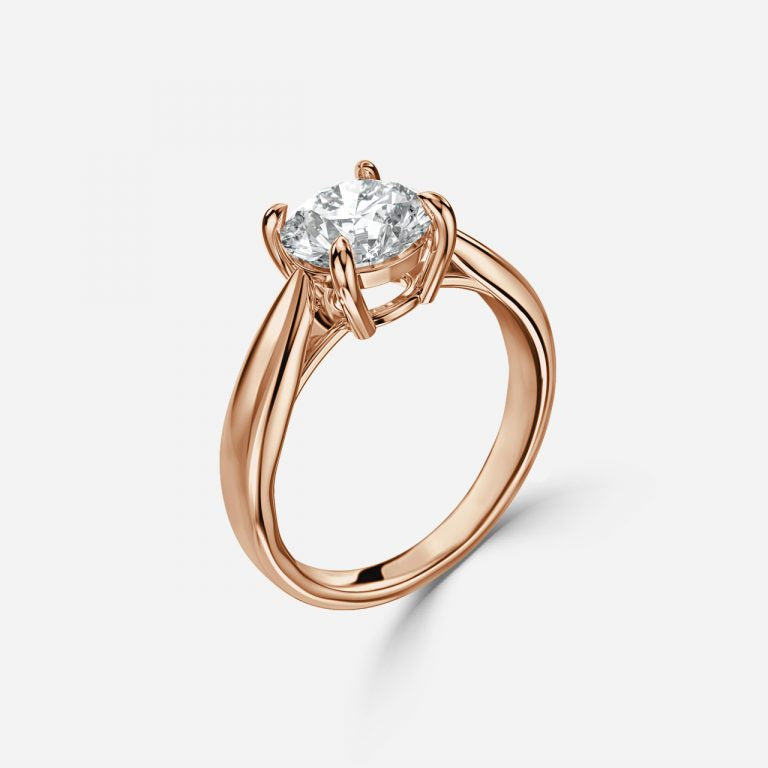 Round Solitaire Engagement Ring