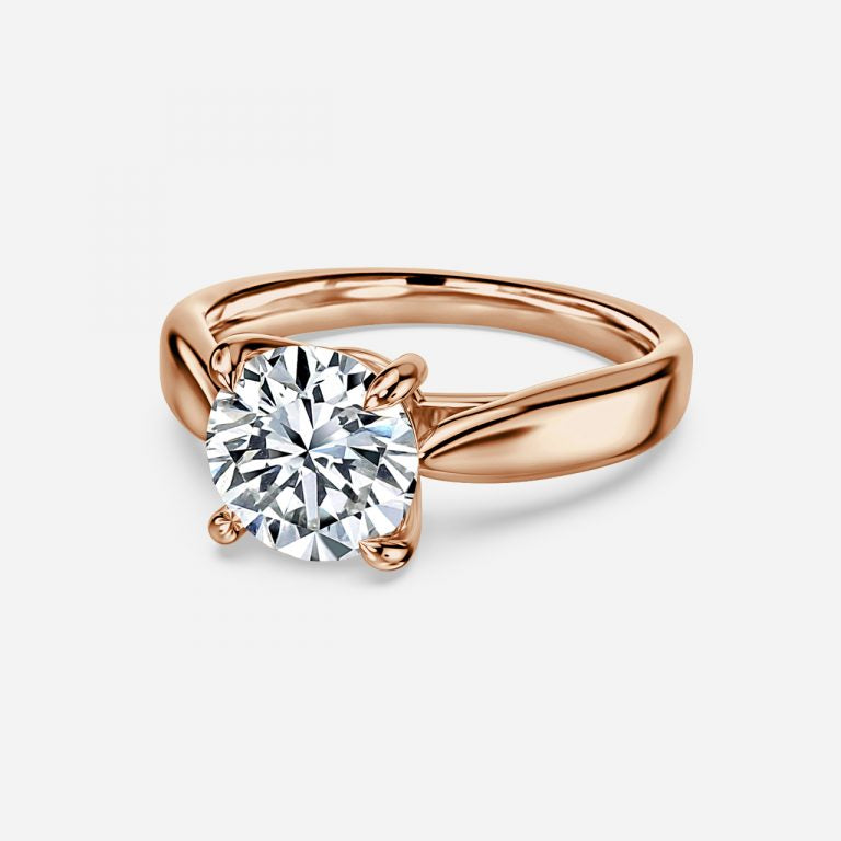 Round Solitaire Engagement Ring