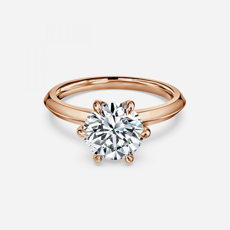 Round Solitaire Engagement Ring