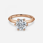 Round Solitaire Engagement Ring
