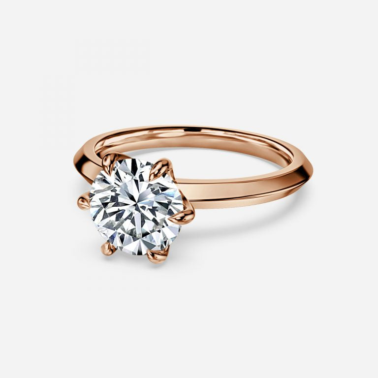 Round Solitaire Engagement Ring