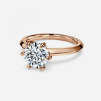 Round Solitaire Engagement Ring