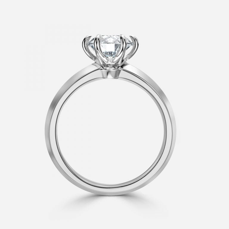 Round Solitaire Engagement Ring