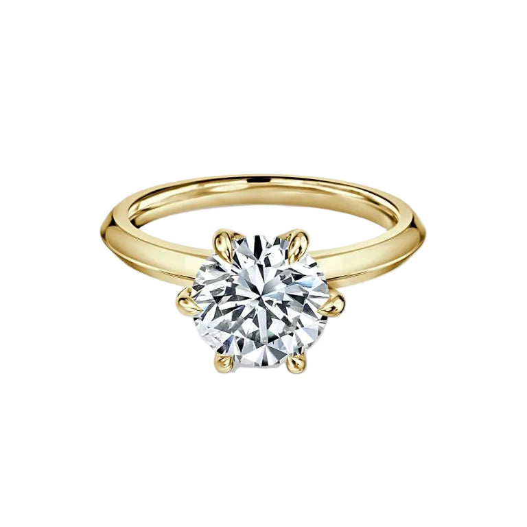 Round Solitaire Engagement Ring