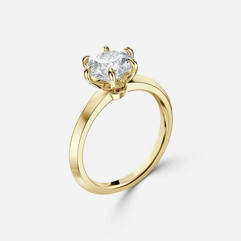 Round Solitaire Engagement Ring