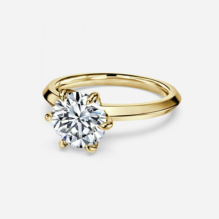 Round Solitaire Engagement Ring