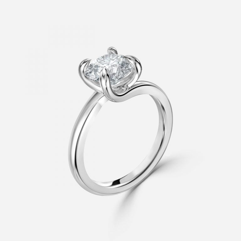 Round Cut Diamond Solitaire Engagement Ring