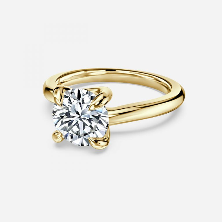 Round Cut Diamond Solitaire Engagement Ring
