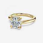 Round Cut Diamond Solitaire Engagement Ring