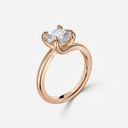Round Cut Diamond Solitaire Engagement Ring