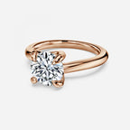 Round Cut Diamond Solitaire Engagement Ring