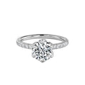 Round Engagement Ring