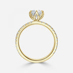 Round Engagement Ring
