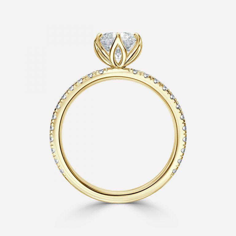 Round Engagement Ring