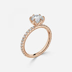 Round Engagement Ring