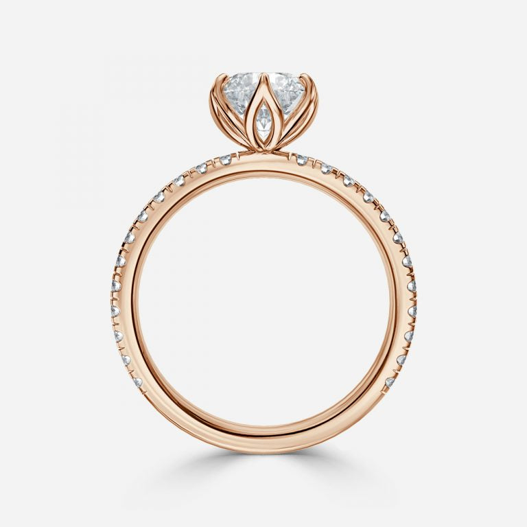 Round Engagement Ring