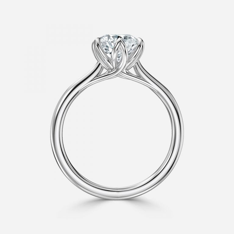 Round Cut Diamond Engagement Ring