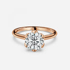 Round Cut Diamond Engagement Ring