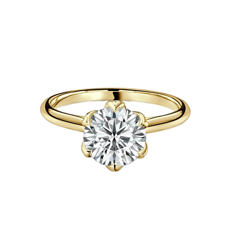 Round Cut Diamond Engagement Ring