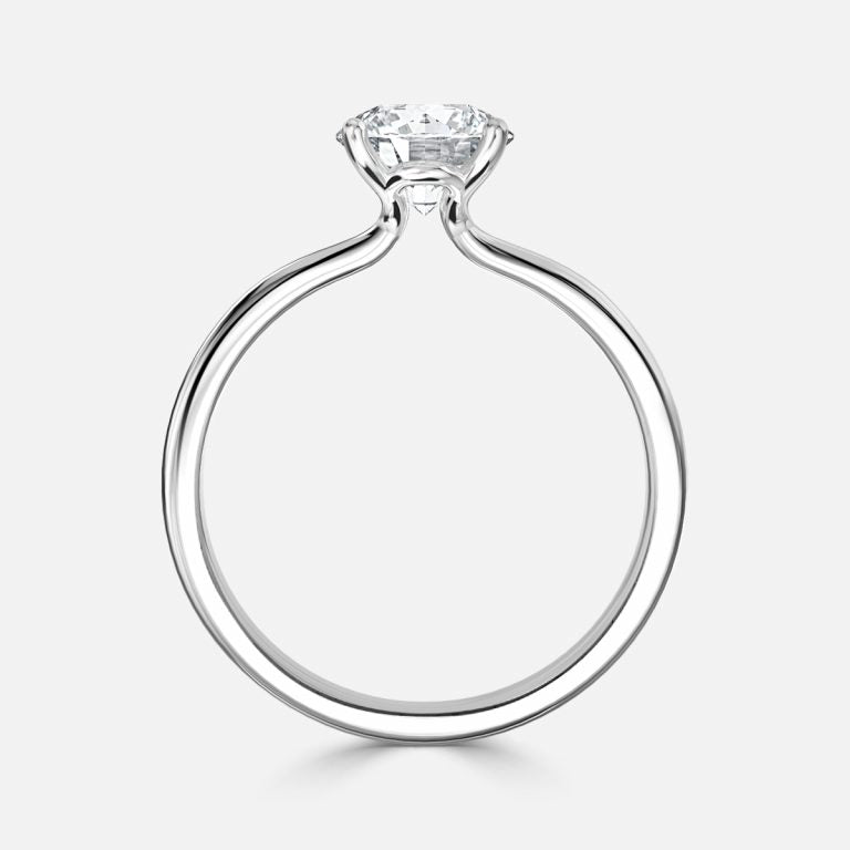 Round Cut solitaire Engagement Ring
