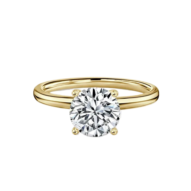 Round Cut solitaire Engagement Ring
