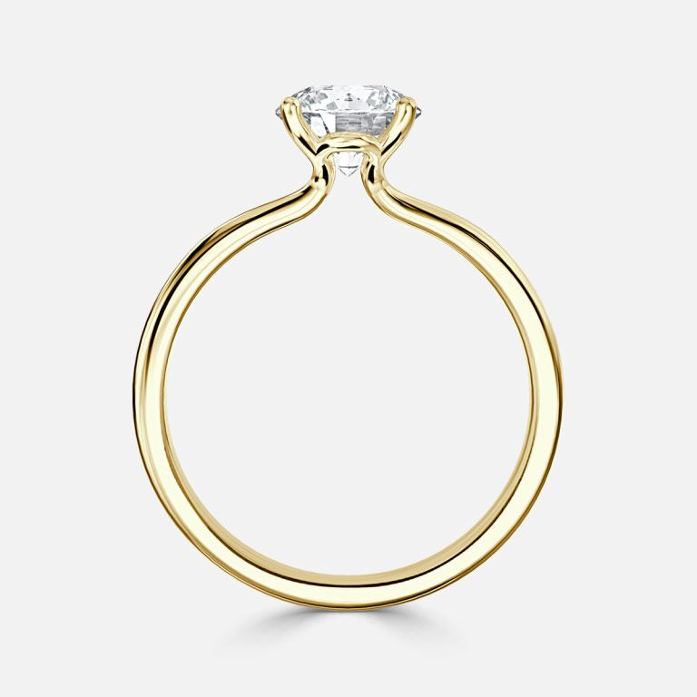 Round Cut solitaire Engagement Ring