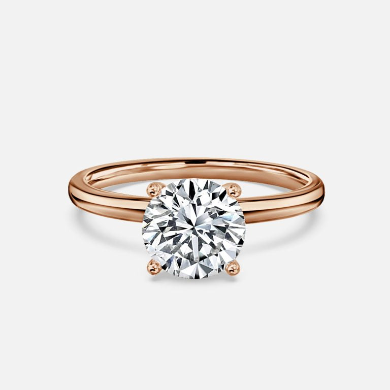 Round Cut solitaire Engagement Ring