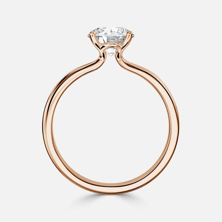 Round Cut solitaire Engagement Ring