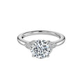 Round Engagement Ring