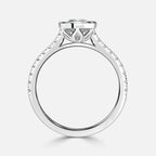 Round Bezel Engagement Ring