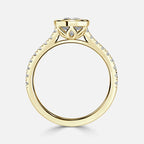 Round Bezel Engagement Ring