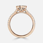 Round Bezel Engagement Ring