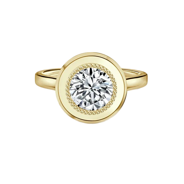 Round Solitaire Engagement Ring