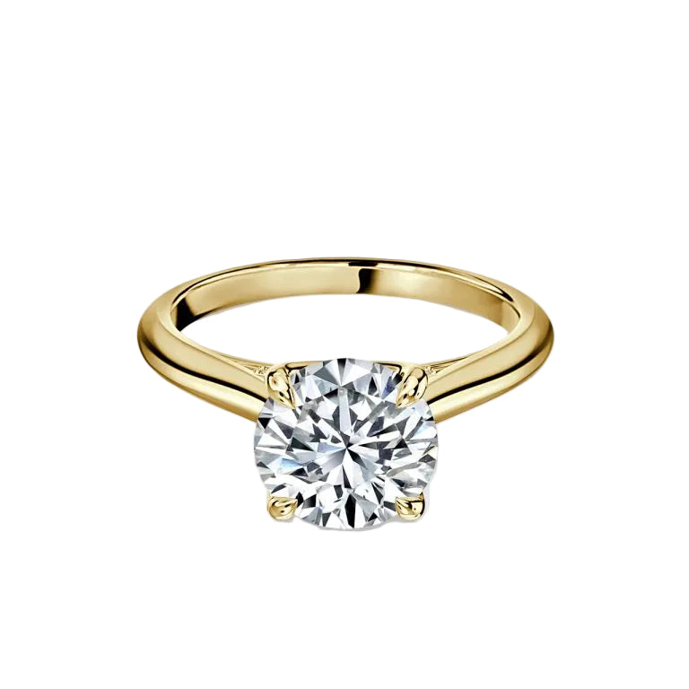 Round Cut Solitaire Engagement Ring