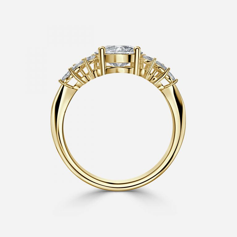 Eleven Stone Engagement Ring