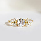 Eleven Stone Engagement Ring