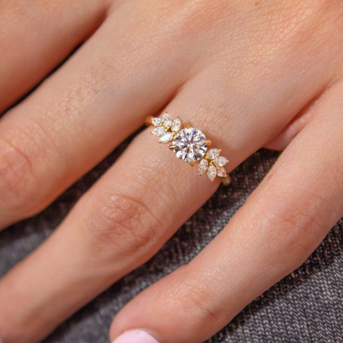 Eleven Stone Engagement Ring