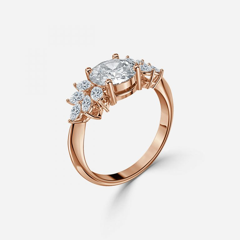 Eleven Stone Engagement Ring