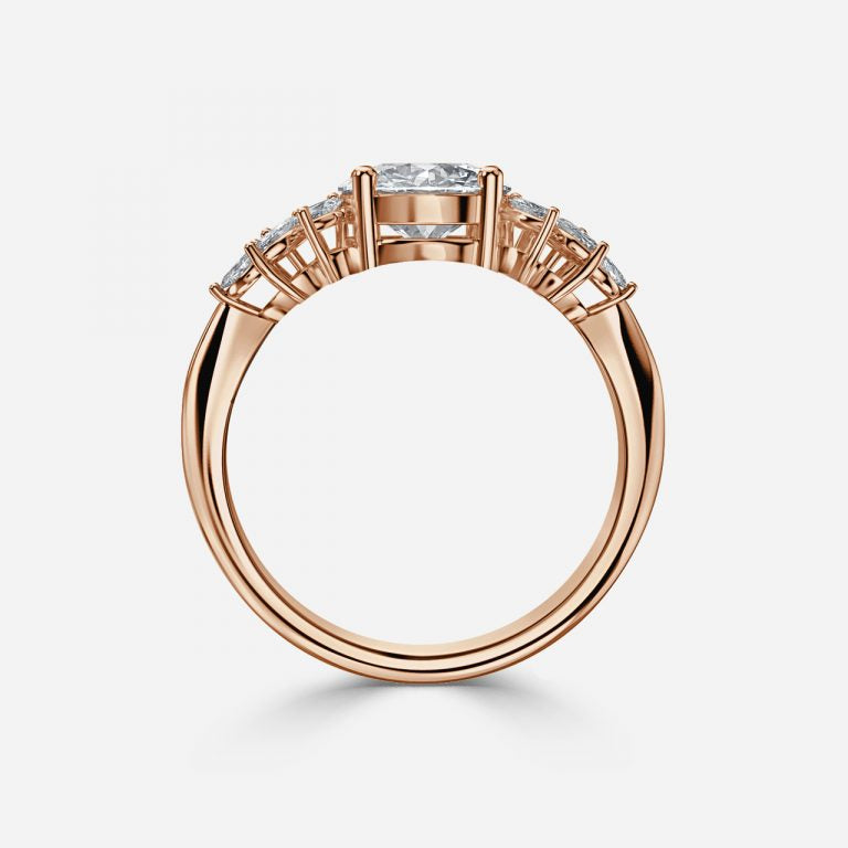 Eleven Stone Engagement Ring