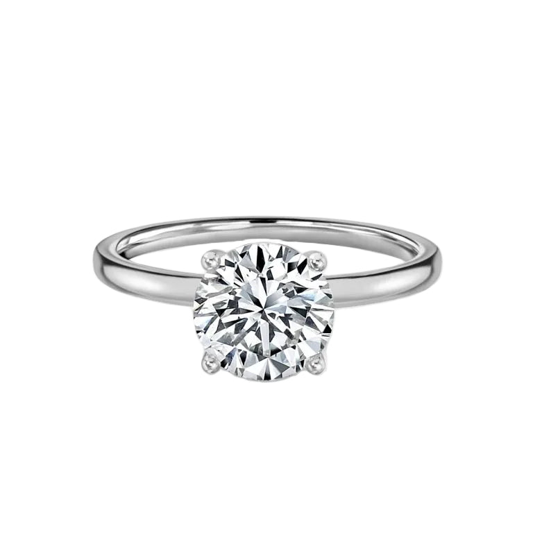 Round Cut Solitaire Engagement Ring